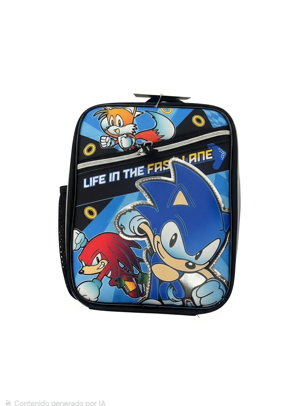 Amazon Blue Sonic Kids Lunch Bag with Tails & Knuckles